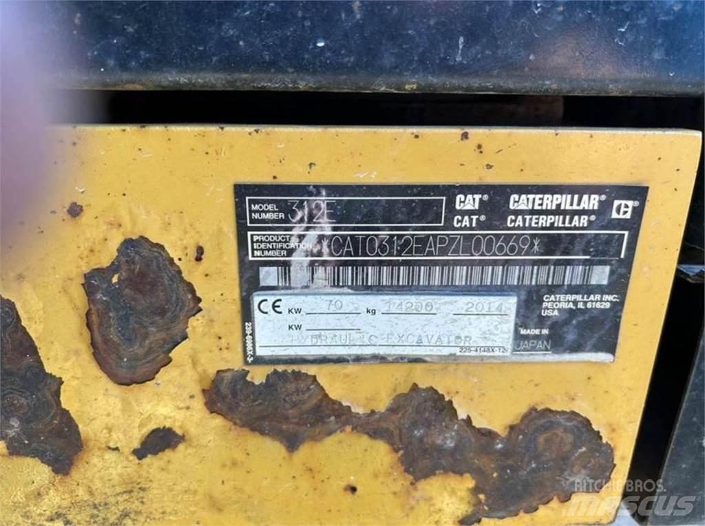 CAT 312E Pásová rýpadla