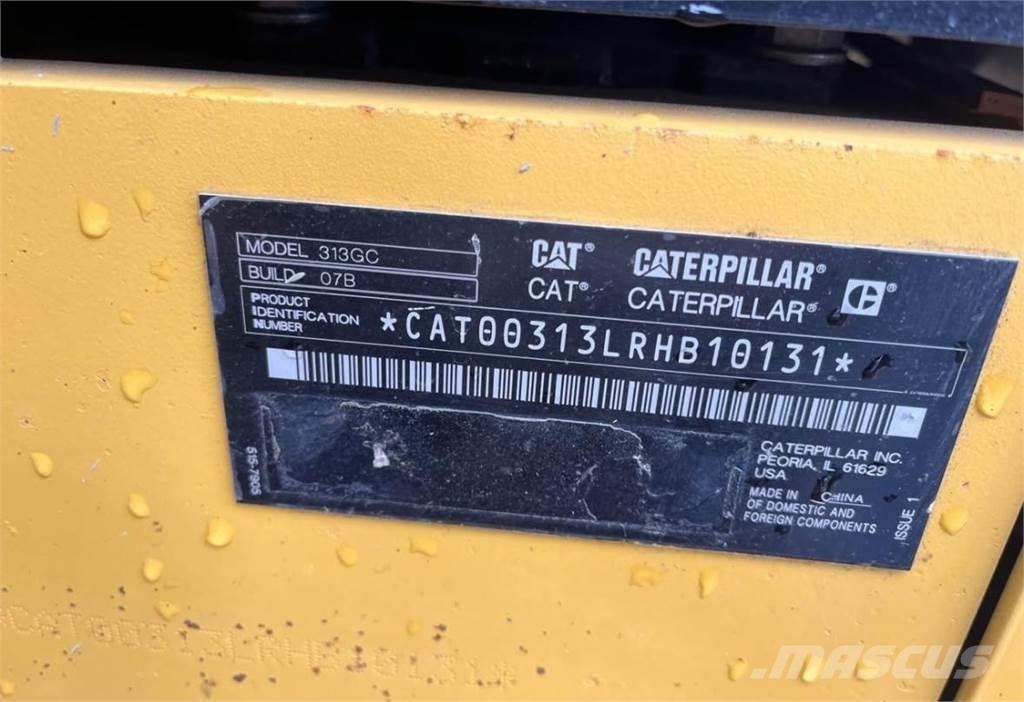 CAT 313 GC Pásová rýpadla