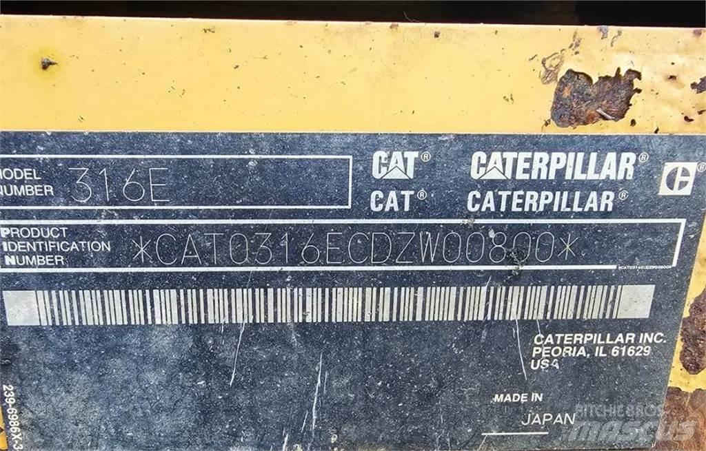 CAT 316EL Pásová rýpadla