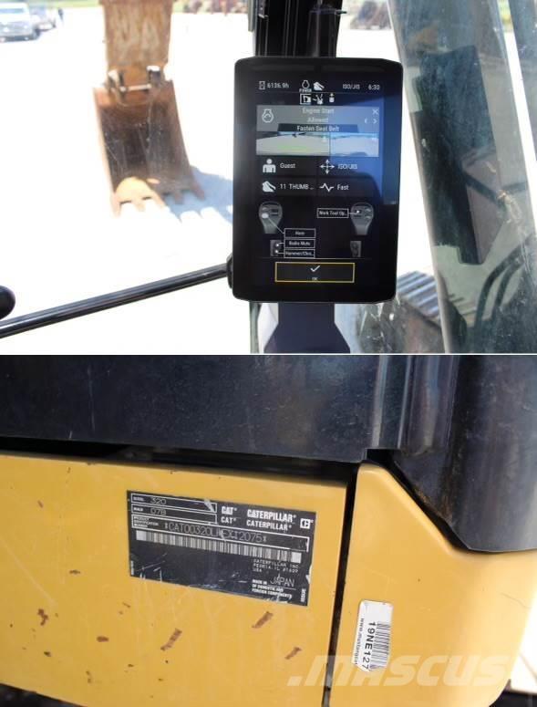 CAT 320 Pásová rýpadla
