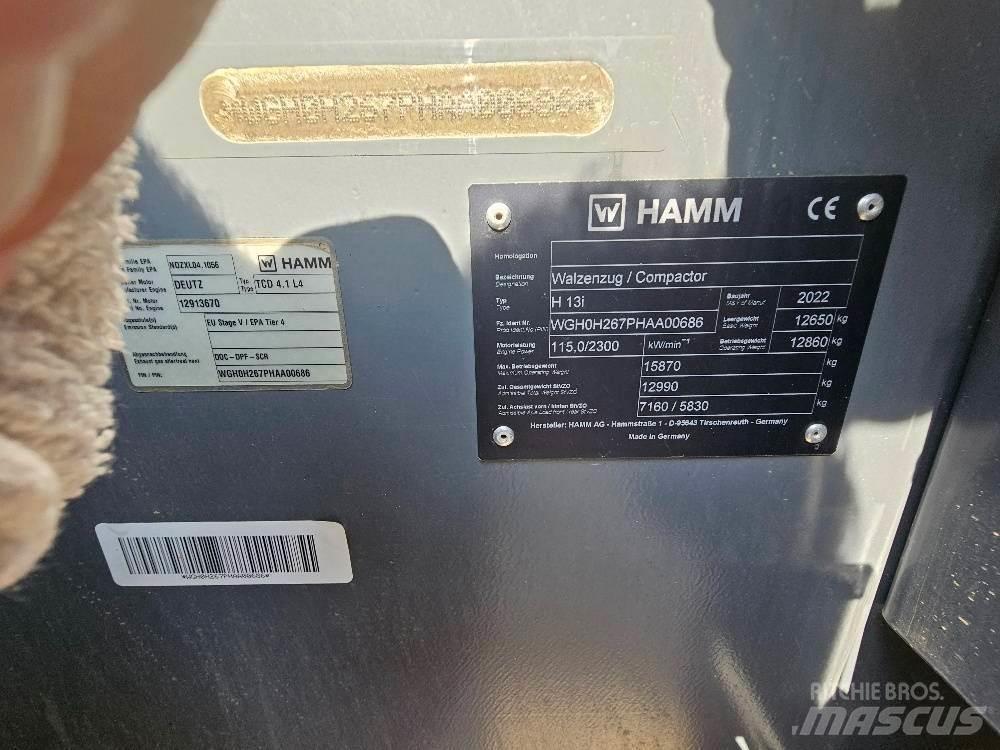 Hamm H13I Tahačové válce