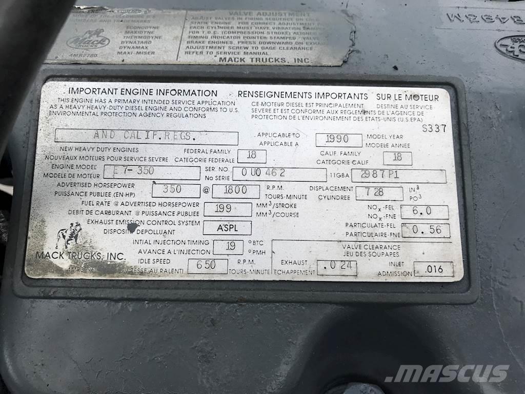 Mack E7-350 Motory