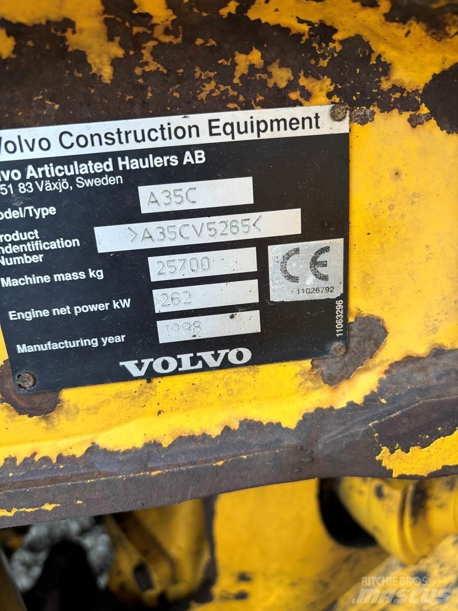 Volvo A35C Kloubové dempry