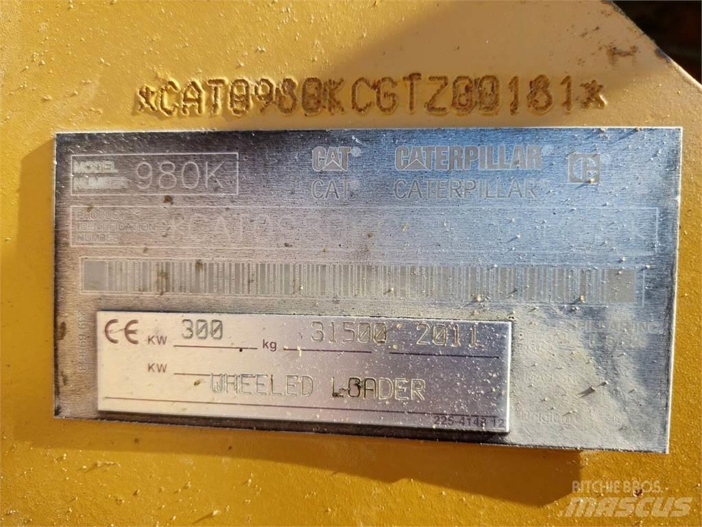 CAT 980K Kolové nakladače