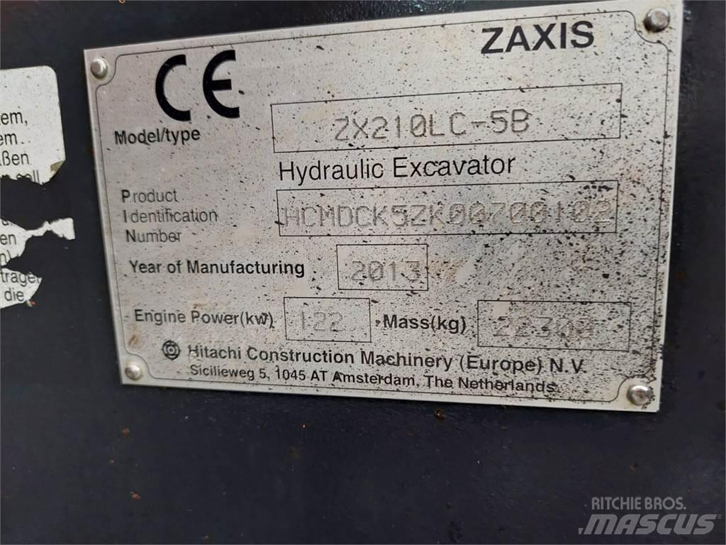 Hitachi ZX 210LC Pásová rýpadla