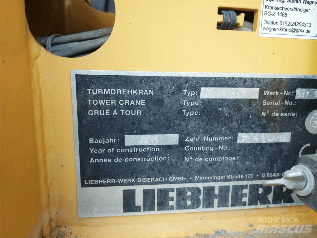 Liebherr 26K.1 Stavebnictví - ostatní