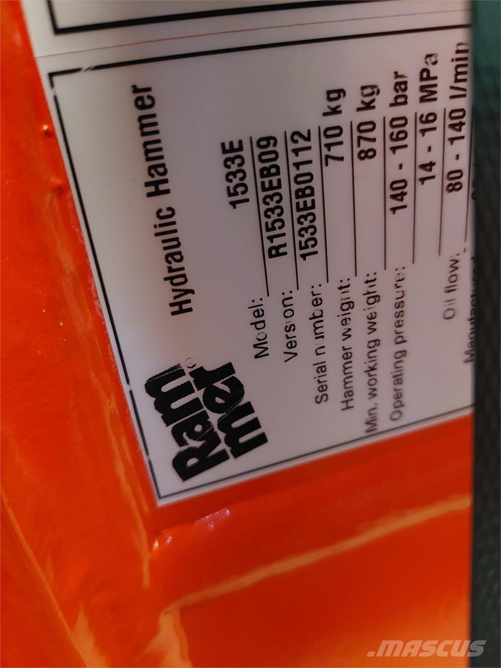 Rammer 1533E Stavebnictví - ostatní