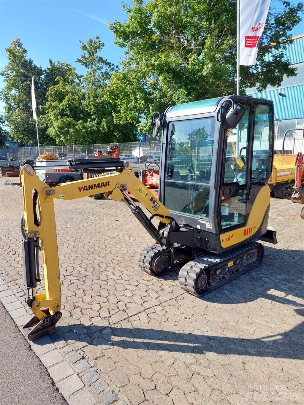 Yanmar SV16 Pásová rýpadla