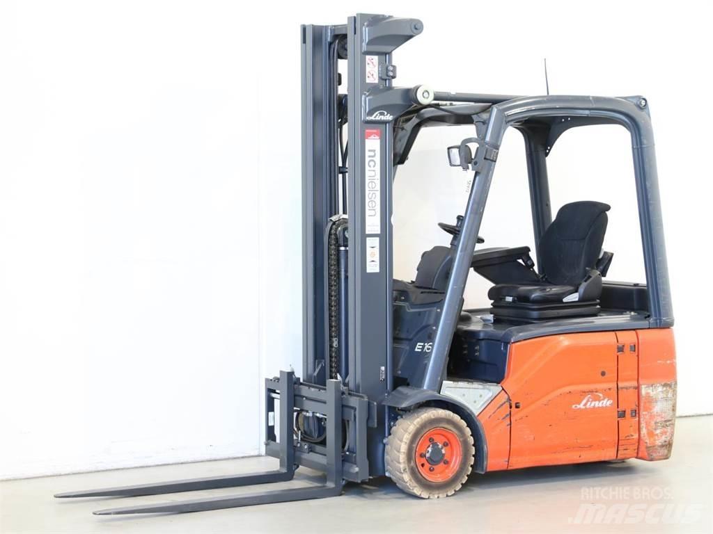 Linde E16/386-01 Akumulátorové vozíky