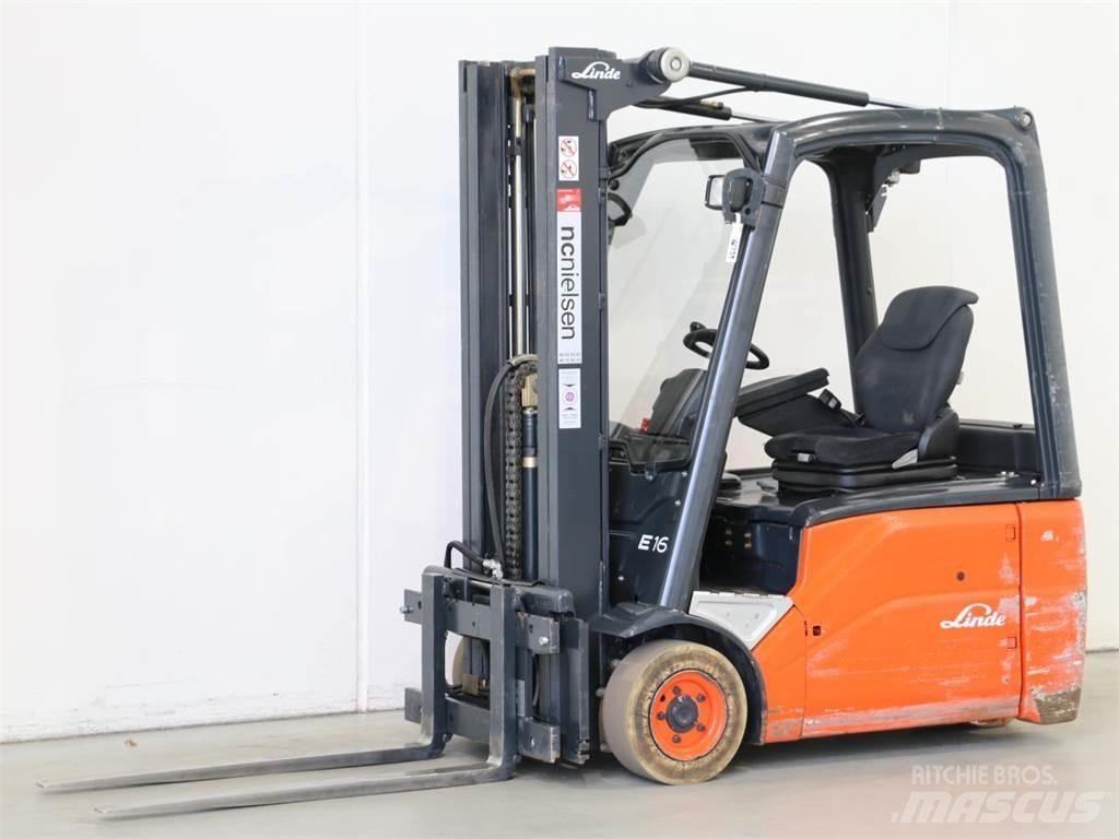 Linde E16/386-01 Akumulátorové vozíky