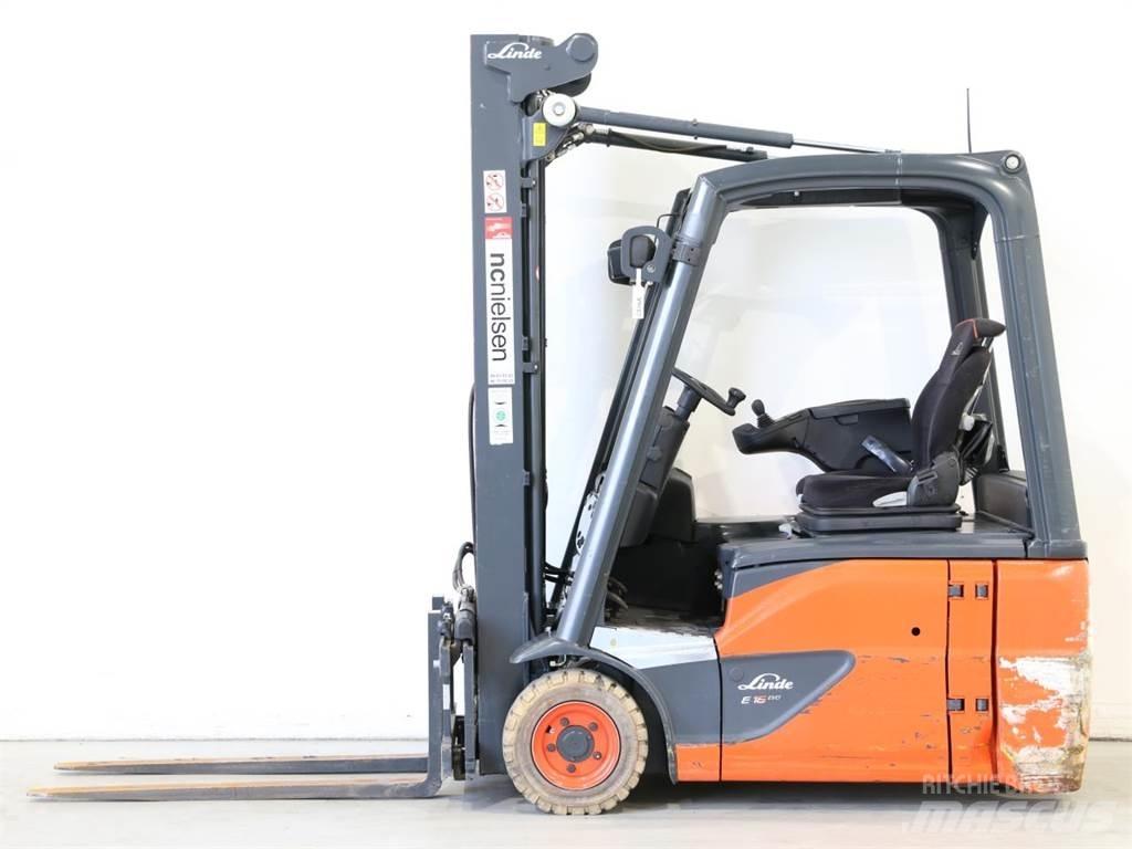 Linde E16/386-02 EVO Akumulátorové vozíky