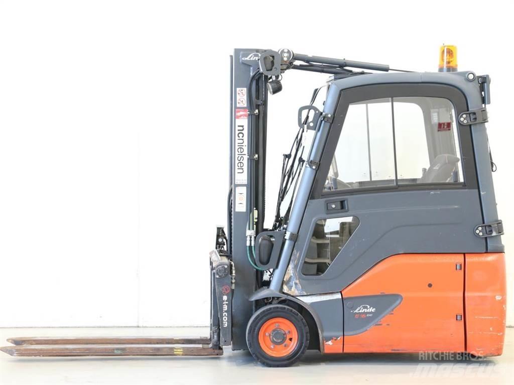 Linde E16/386-02 EVO Akumulátorové vozíky