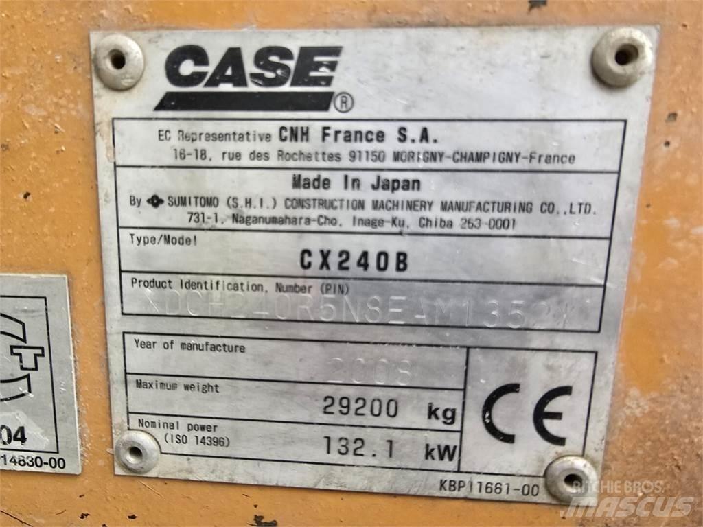 CASE CX 240 B Pásová rýpadla