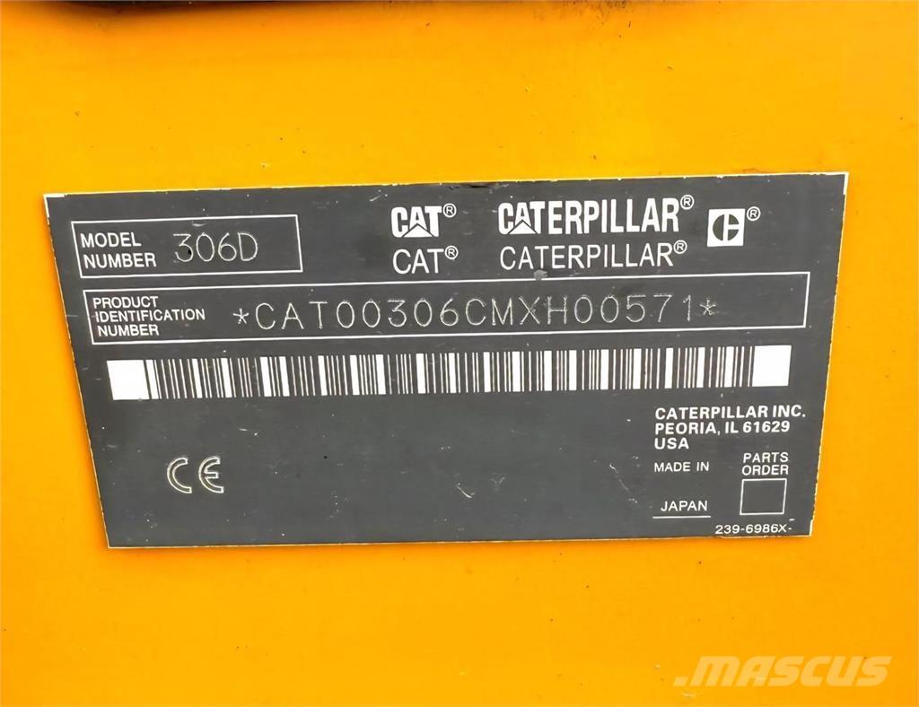 CAT 306D Mini rýpadla < 7t