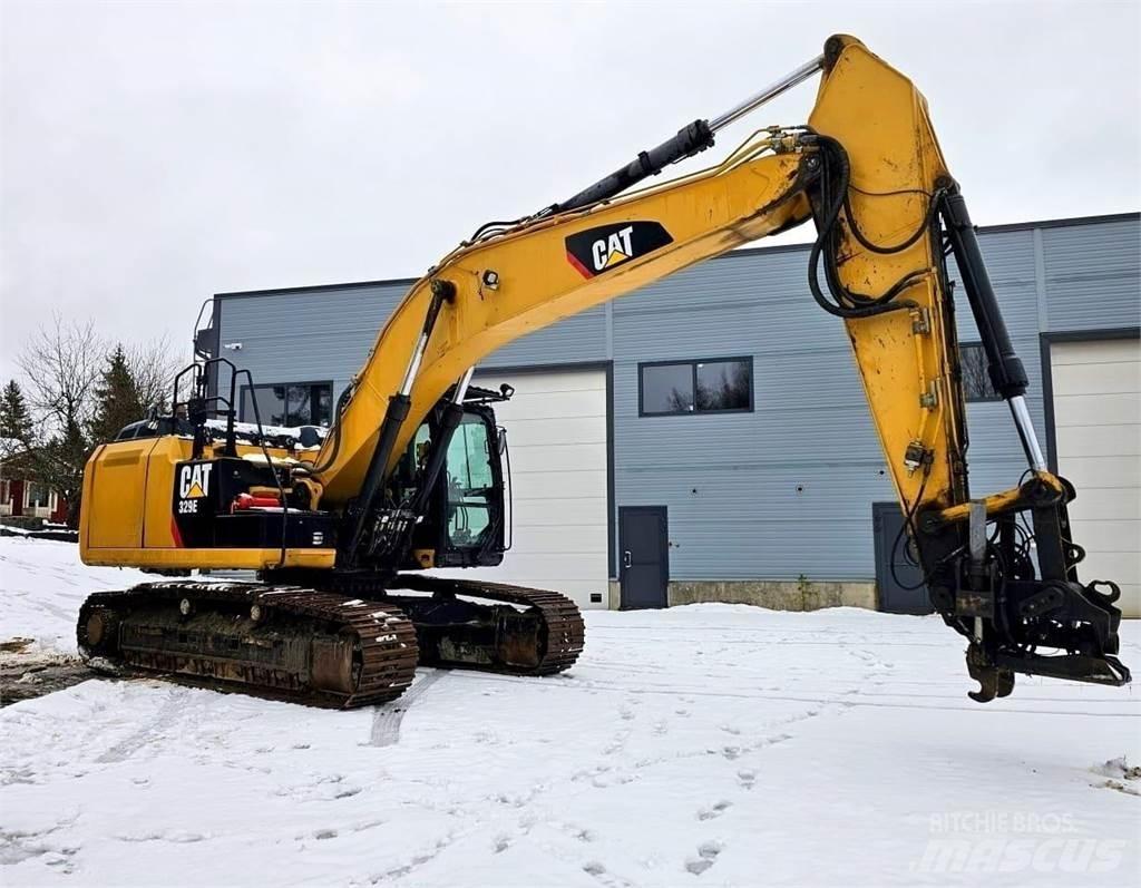 CAT 329E Pásová rýpadla