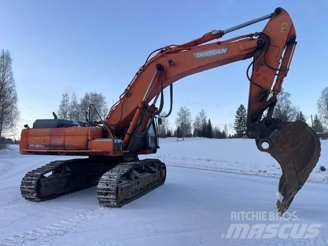 Doosan DX480LC Pásová rýpadla