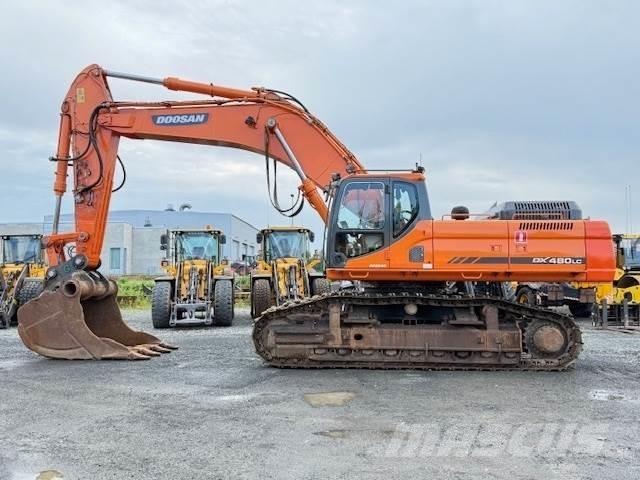 Doosan DX480LC Pásová rýpadla