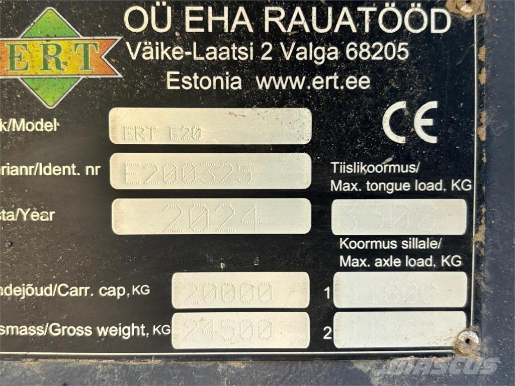ERT E 20 Sklápěcí přívěs