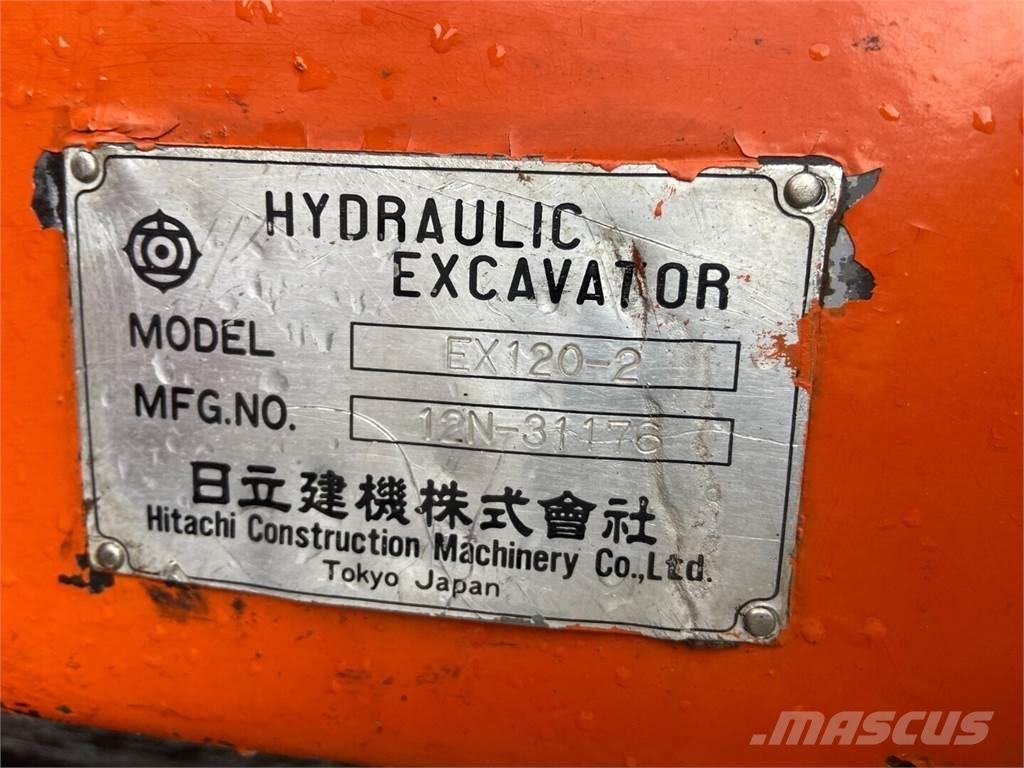 Hitachi Ex 120-2 Pásová rýpadla