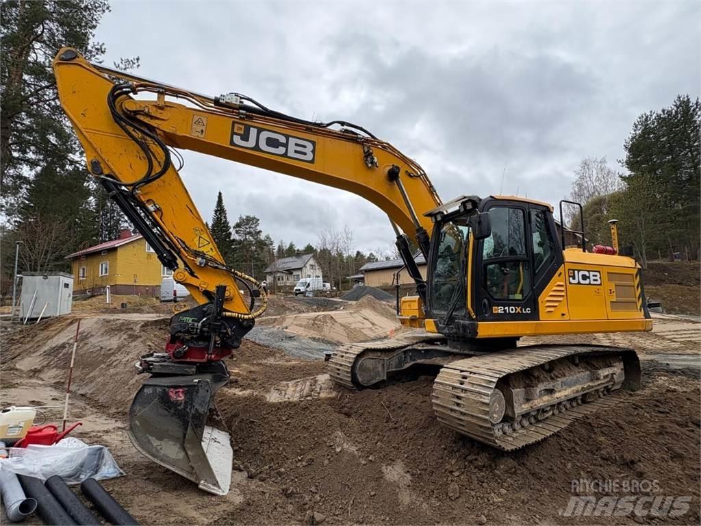 JCB 210 X L 4F Pásová rýpadla
