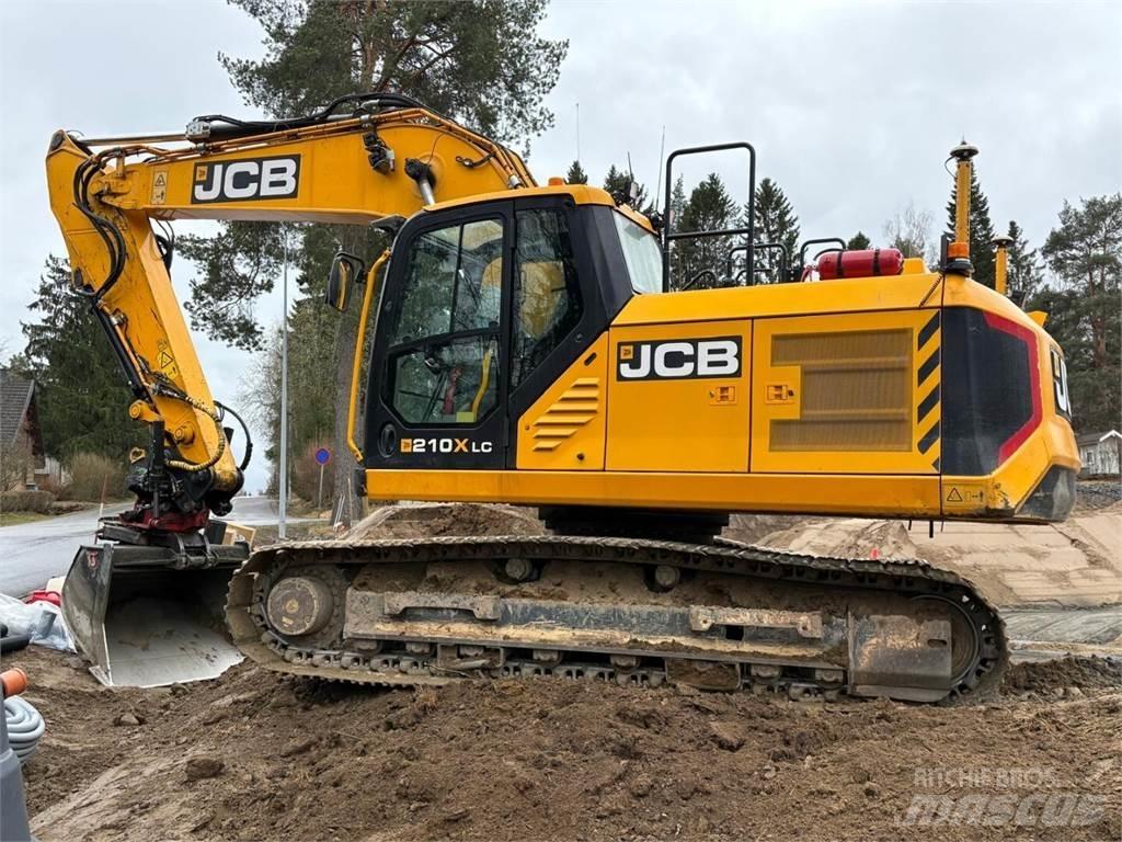 JCB 210 X L 4F Pásová rýpadla