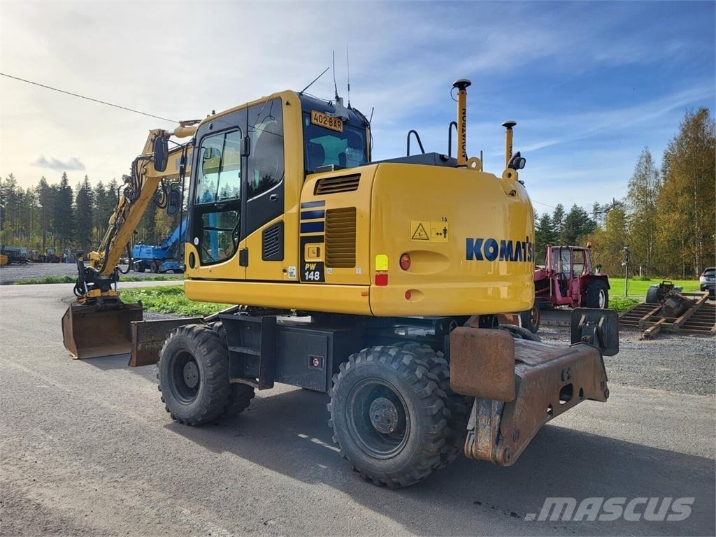 Komatsu PW 148-10 Kolová rýpadla