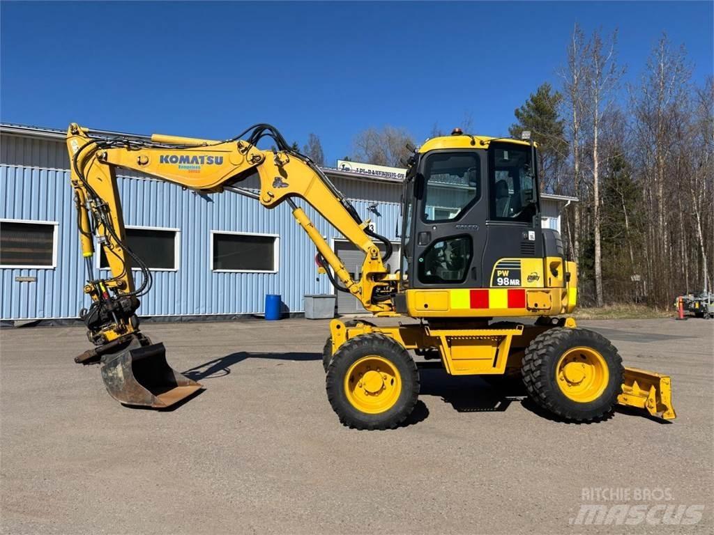 Komatsu PW 98MR-6 Kolová rýpadla