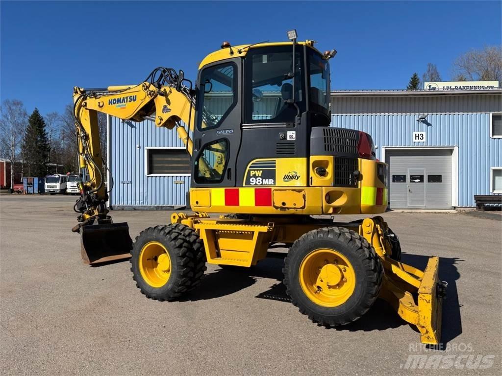 Komatsu PW 98MR-6 Kolová rýpadla