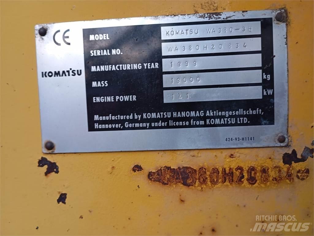 Komatsu WA 380-3H Kolové nakladače
