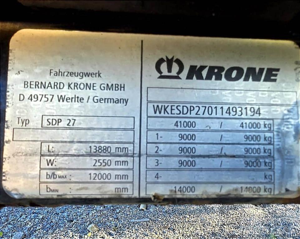 Krone SDP 27 Plachtové návěsy