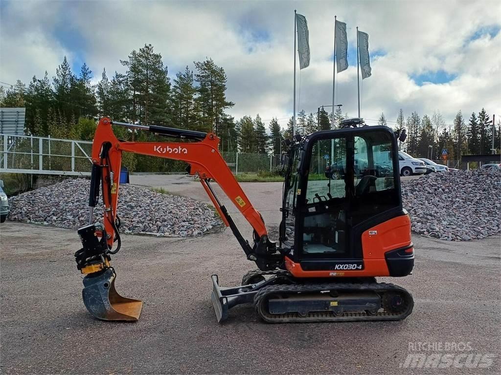Kubota KX 030-4 Mini rýpadla < 7t