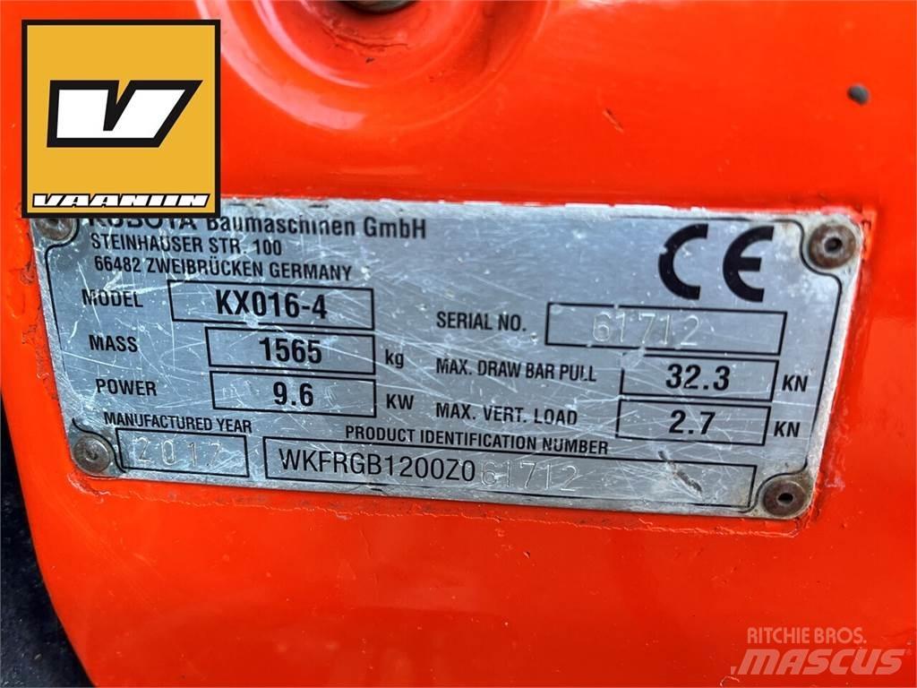 Kubota KX016-4 Mini rýpadla < 7t
