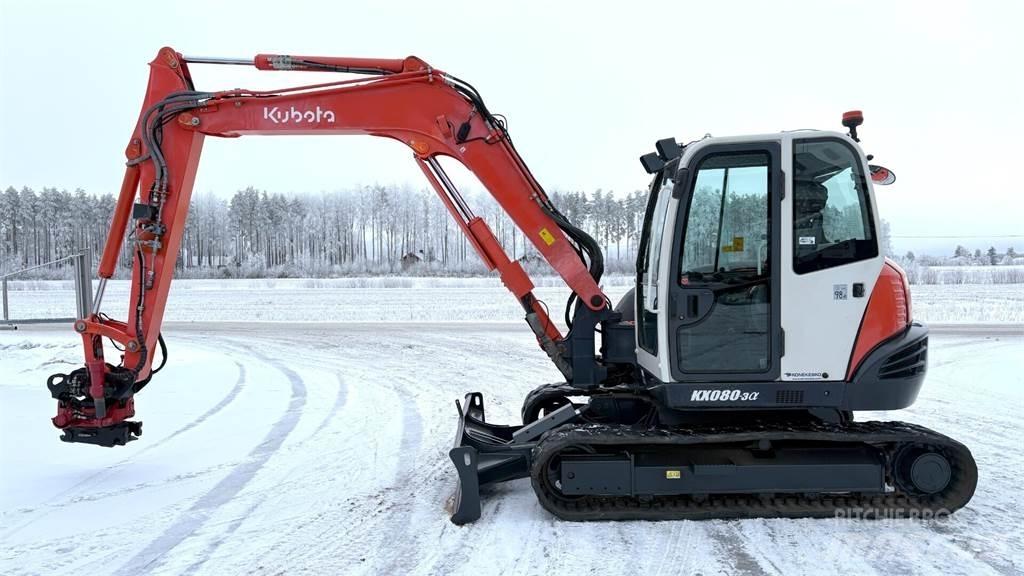 Kubota KX080-3 Midi rýpadla 7t - 12t