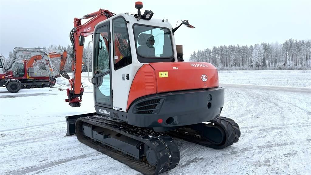 Kubota KX080-3 Midi rýpadla 7t - 12t