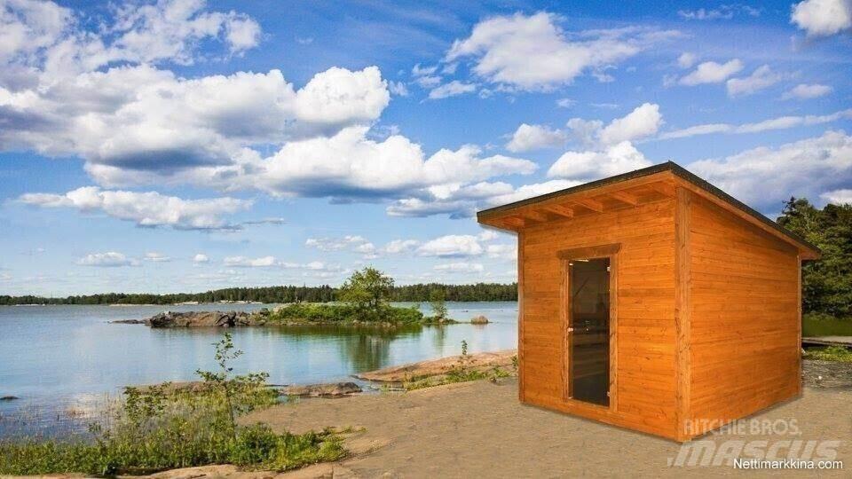  Saunamökki 15 hlö Ocelové rámové budovy