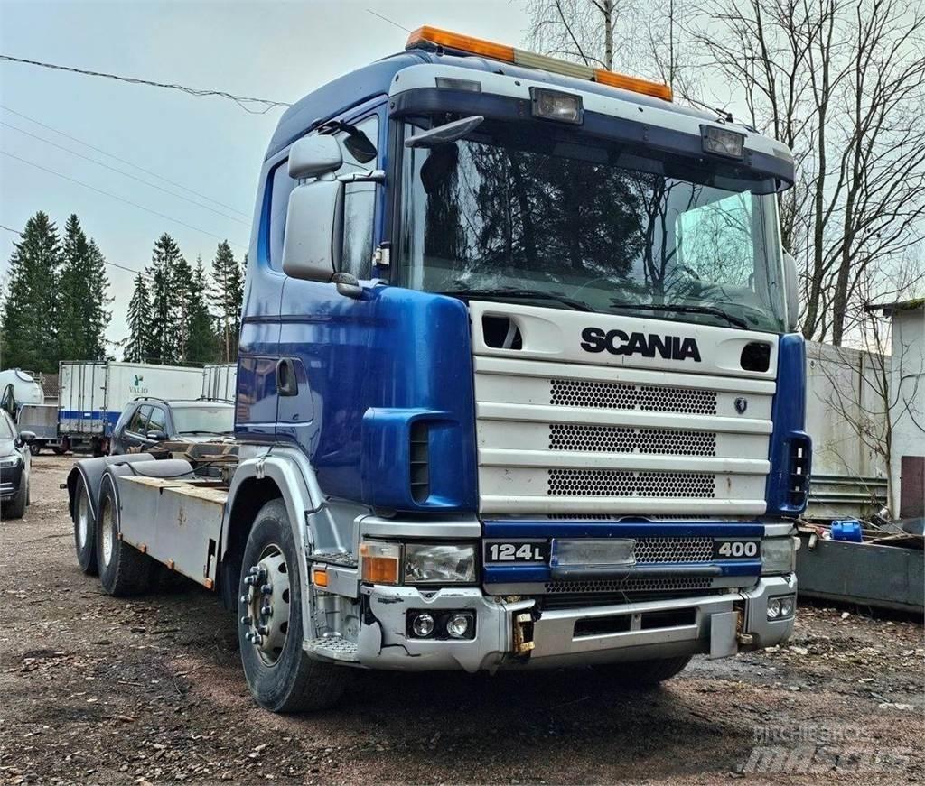 Scania 124 L 6x2 Hákový nosič kontejnerů