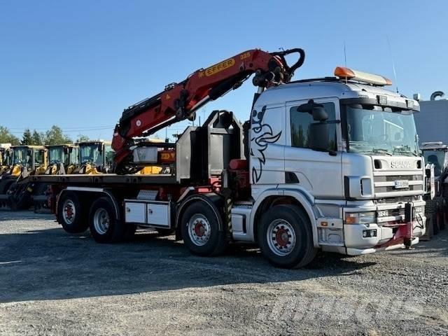 Scania R124G Autojeřáby, hydraulické ruky