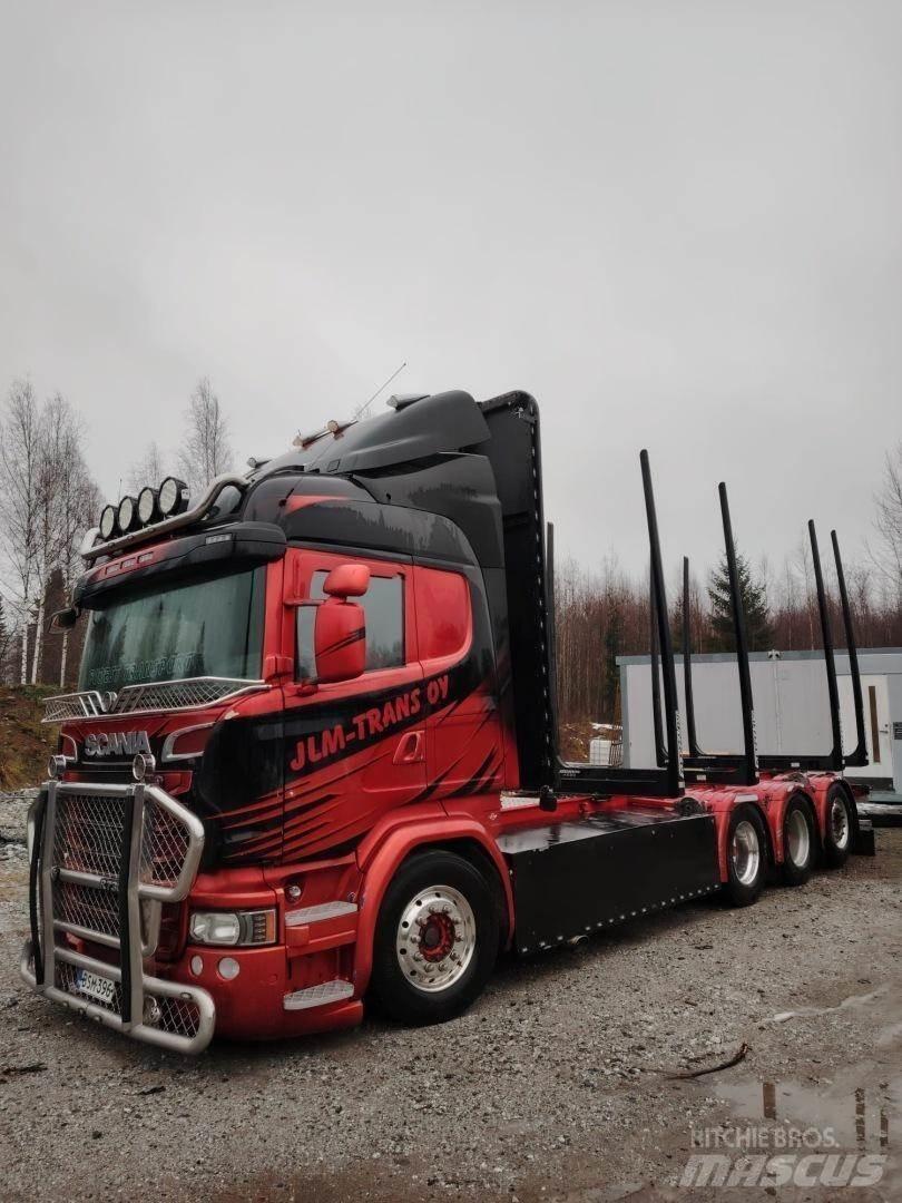Scania R730 Vozy na přepravu kmenů
