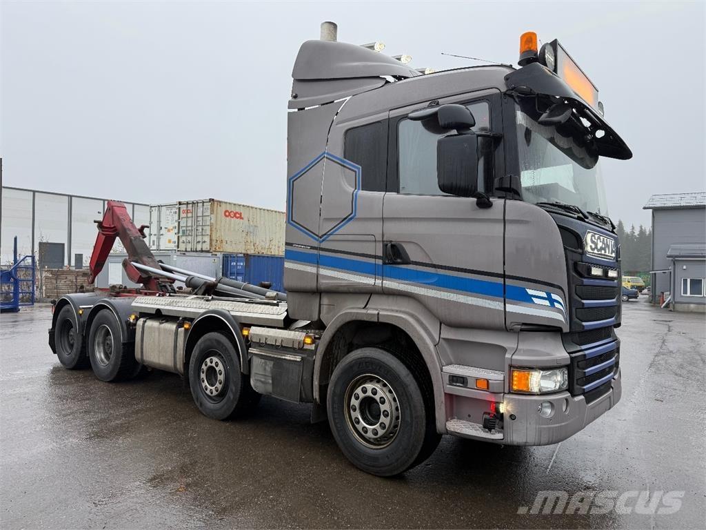 Scania R730 Hákový nosič kontejnerů
