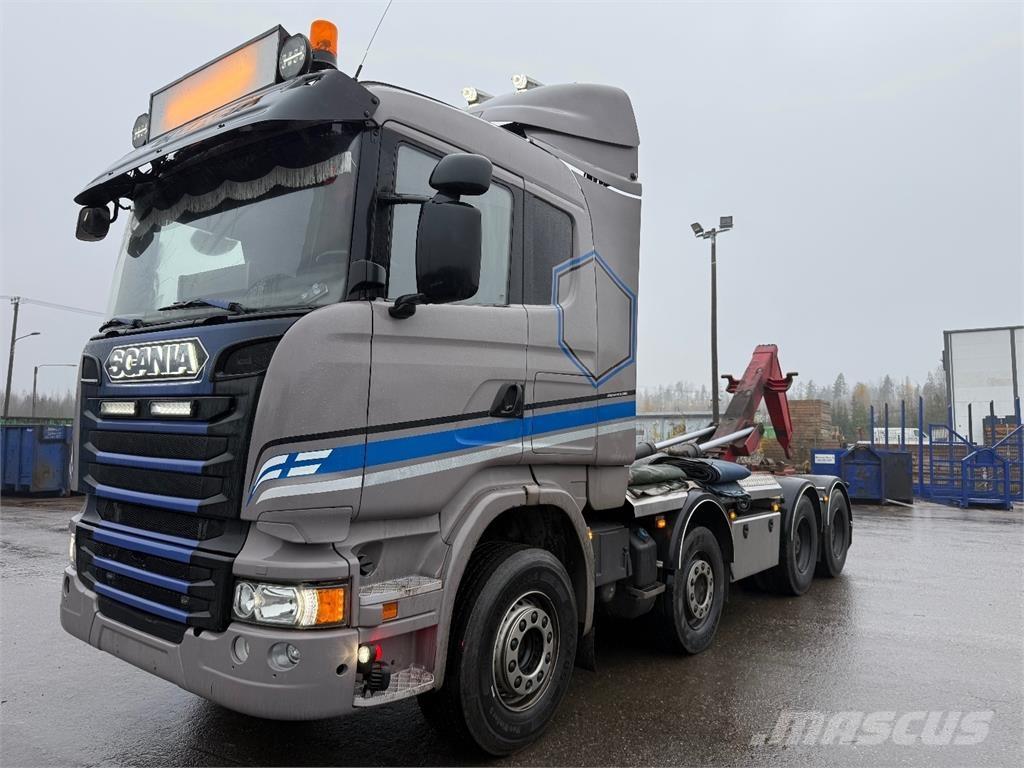 Scania R730 Hákový nosič kontejnerů