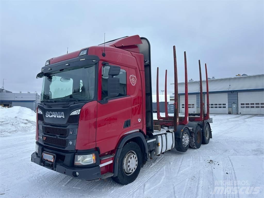 Scania R730 8x4 Vozy na přepravu kmenů