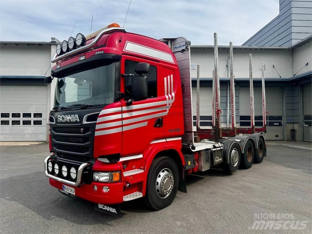 Scania R730 8x4 Vozy na přepravu kmenů