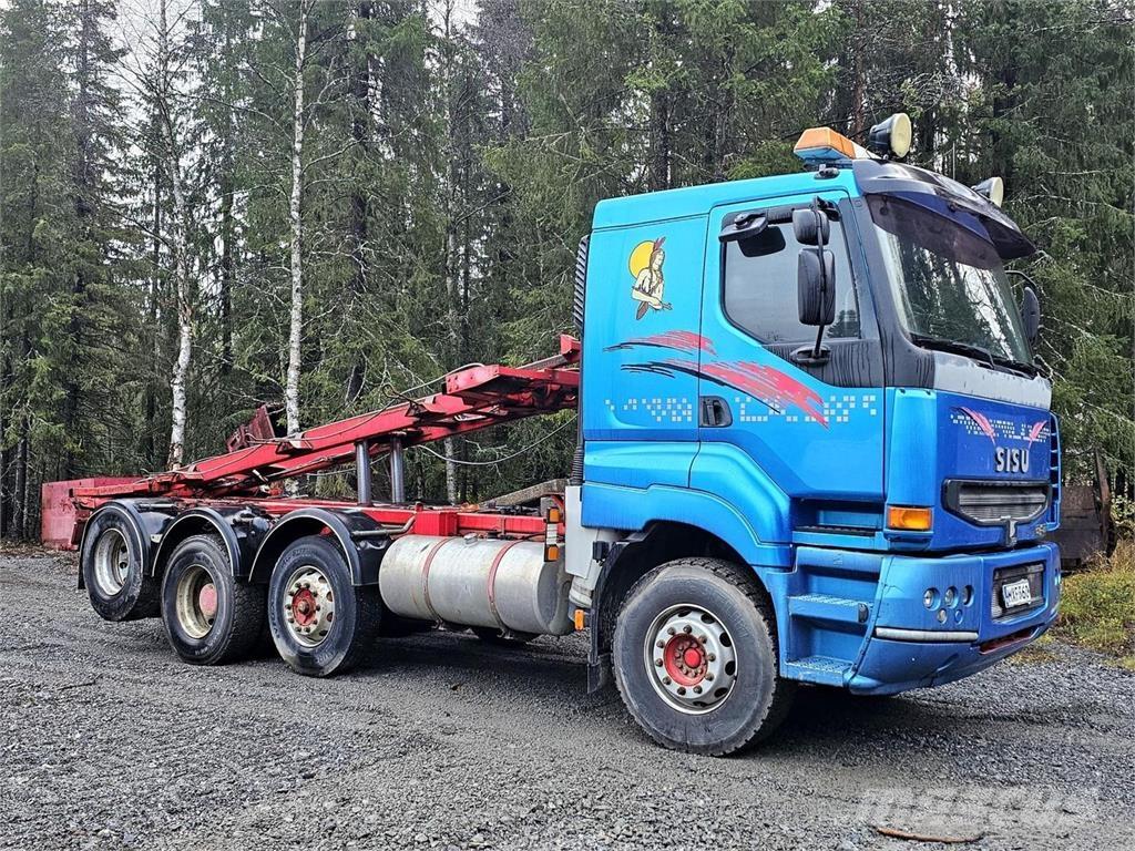 Sisu E12M 8X2 Hákový nosič kontejnerů