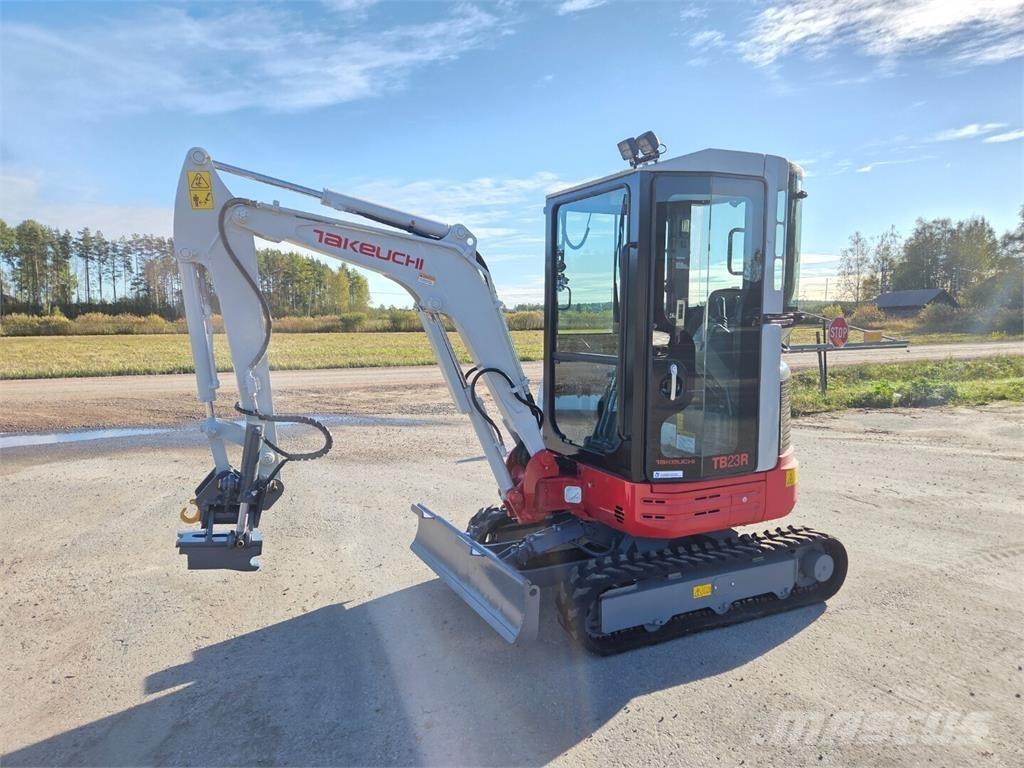 Takeuchi TB23R Mini rýpadla < 7t