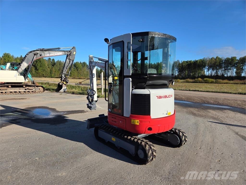 Takeuchi TB23R Mini rýpadla < 7t