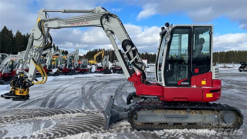 Takeuchi TB280FR Midi rýpadla 7t - 12t