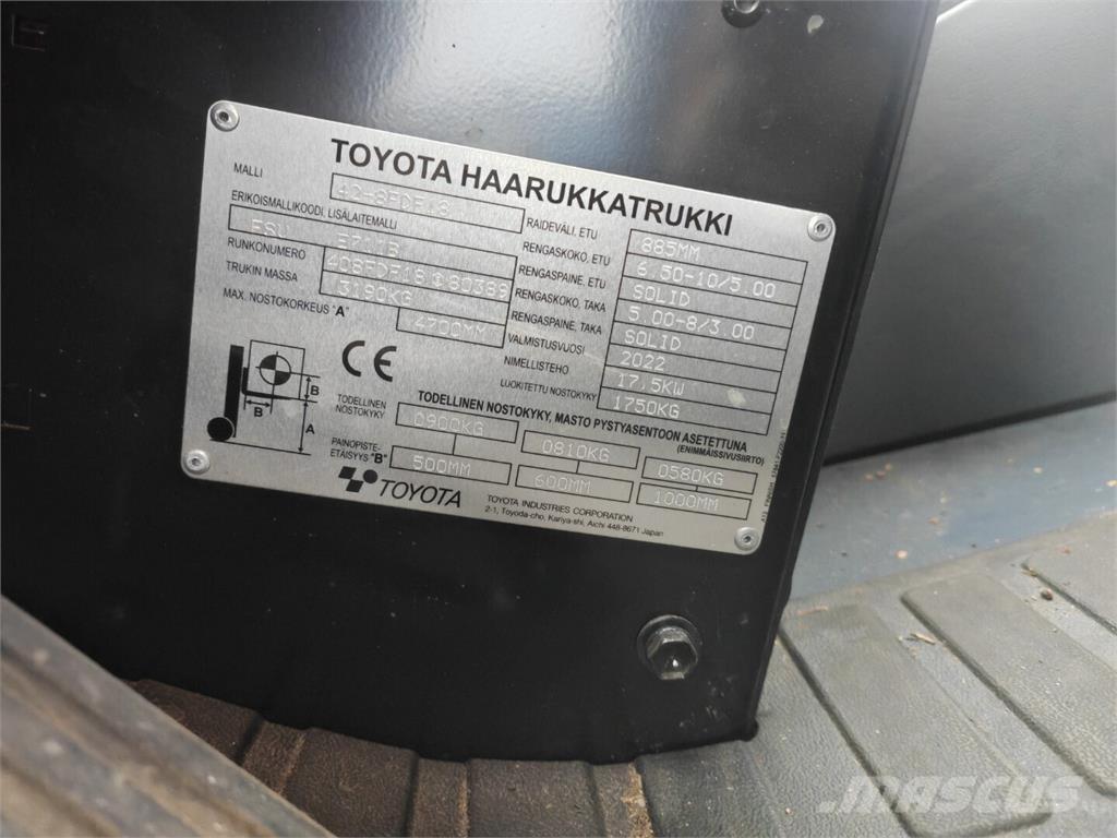 Toyota 42-8FDF18 Dieselové vozíky