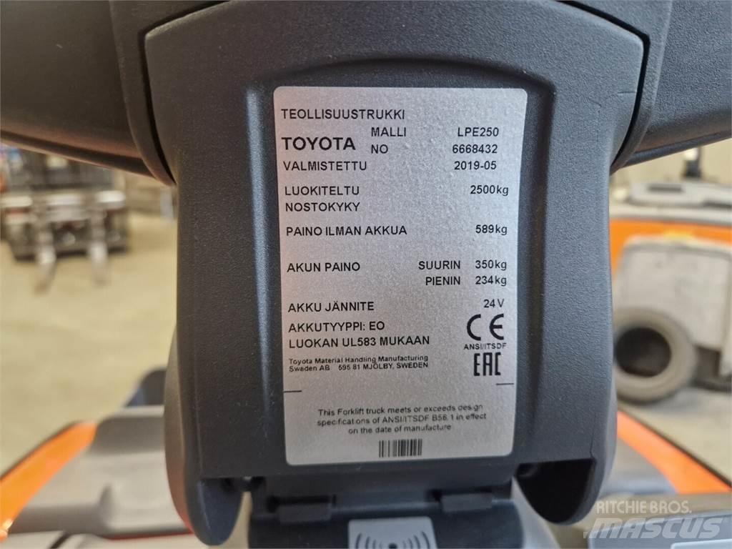 Toyota LPE 250 Další