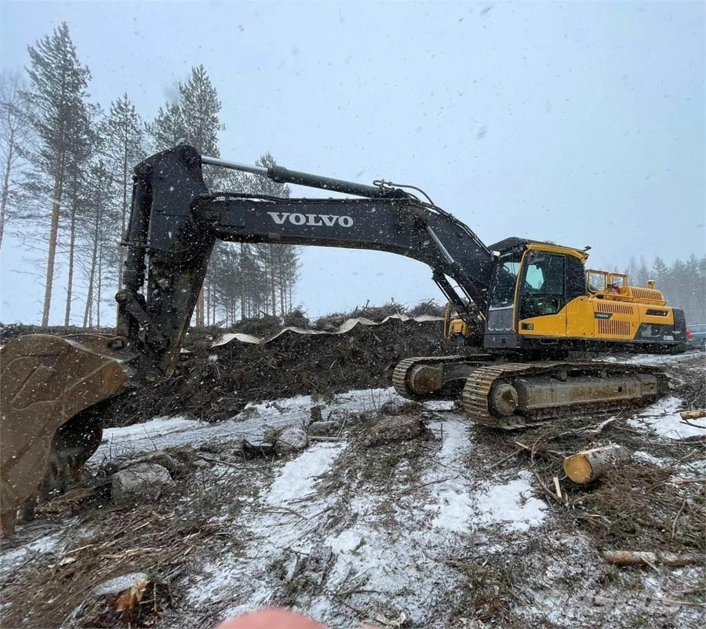 Volvo EC480DL Pásová rýpadla