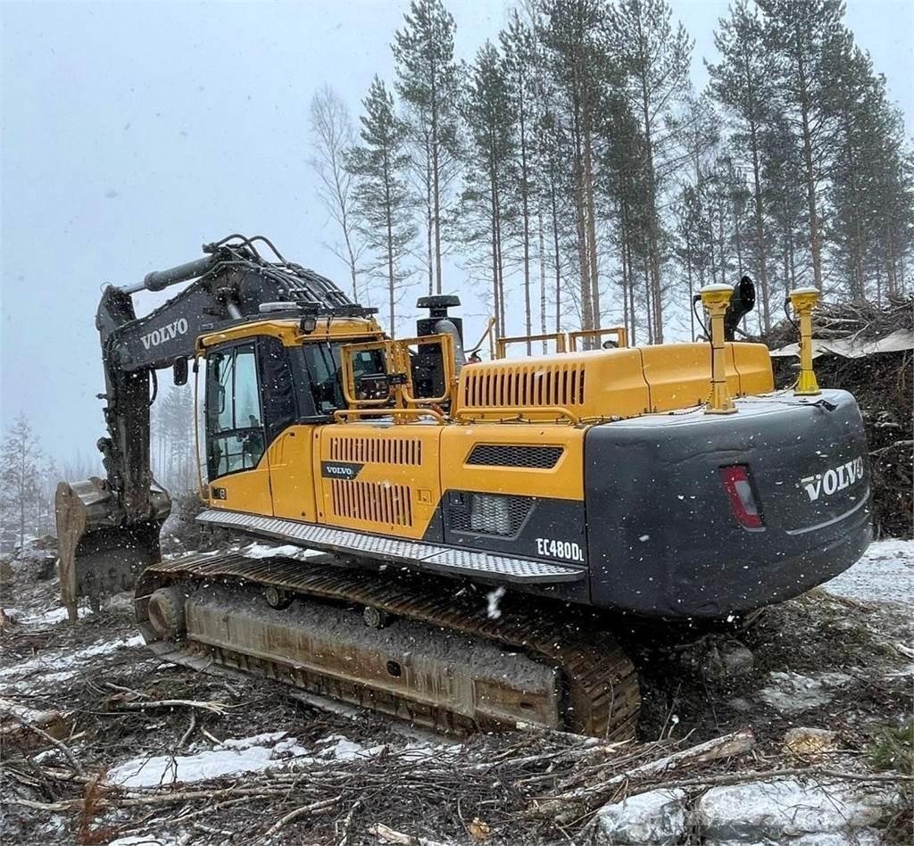 Volvo EC480DL Pásová rýpadla